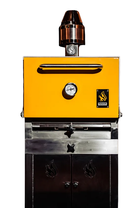 Horno MINI-T Totonik con cubierta amarillo lamex